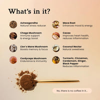 soulbrew SoulBrew Rise – Mushroom Coffee Alternative for Gut Health & Focus | Lion’s Mane, Cordyceps, Cacao | Adaptogenic Nootropic Drink for Calm Energy and Digestion | Vegan, 30 Servings