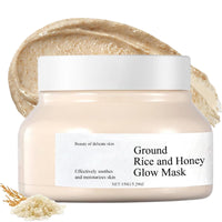 Lomeya Korean Rice and Honey Clay Mask for Glass Skin, Hydration and Deep Cleansing, Perfects Skin Tone and Brightens, Ideal Face Mask for Skincare