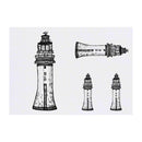 Azeeda 4 x 'Lighthouse' Temporary Tattoos (TO00006129)
