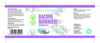 Hepatica Bacopa Monnieri (Brahmi) 8,000mg Equivalent | 400mg 20:1 Leaf Extract | 120 Vegan Capsules | Ayurvedic Herb | 3rd Party Lab Tested