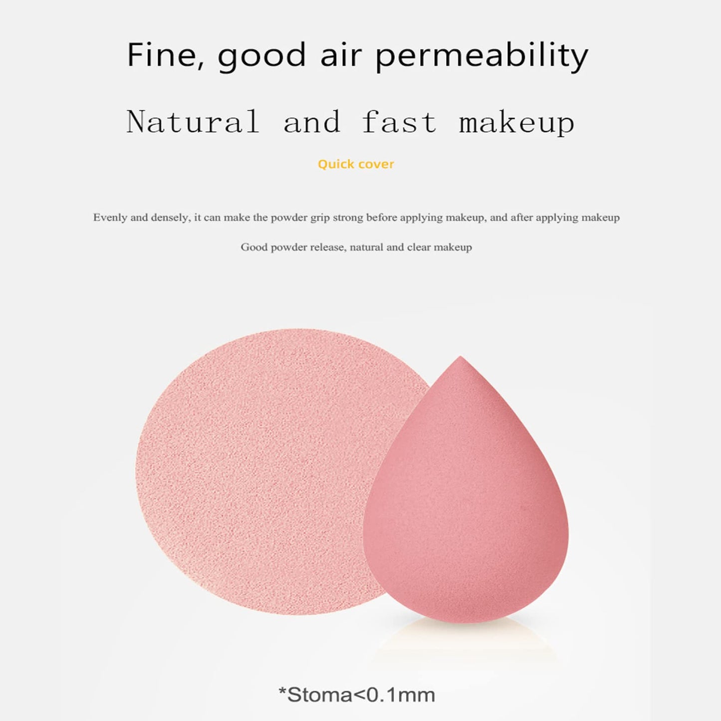 VAVOLO 7 PCs Pink Series Multi-color Makeup Sponge Set, Foundation Blending Beauty Blender, Flawless for Liquid Creams and Powders (A-Pink)