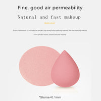 VAVOLO 7 PCs Pink Series Multi-color Makeup Sponge Set, Foundation Blending Beauty Blender, Flawless for Liquid Creams and Powders (A-Pink)