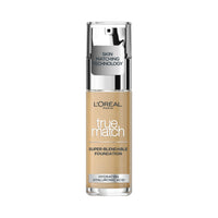L'Oréal Paris L'Oreal Paris True Match Liquid Foundation, Skincare Infused with Hyaluronic Acid, SPF 17, Available in 40 Shades, 4N Beige, 30 ml