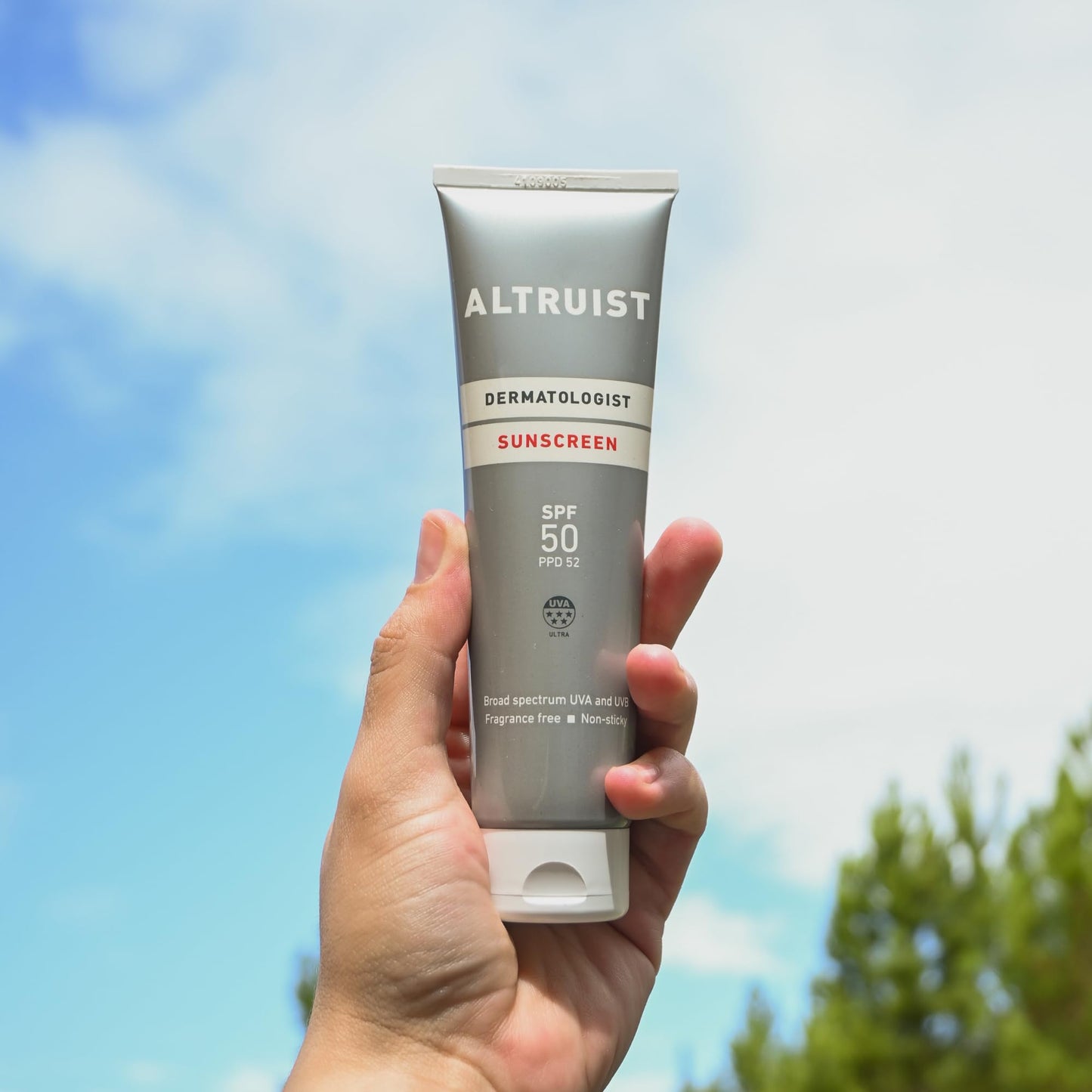 Altruist Sunscreen SPF50, 5-Star UVA, Fragrance Free, 100 ml