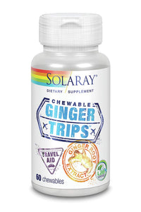 Solaray Ginger Trips Chewable 67mg Solaray 60 Chewable (2 Packs)