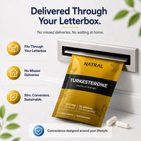 Natral Turkesterone Supplement 5000mg - 120 Caps High Strength - Standardized to 20% Ajuga Turkestanica Extract - for Muscle and Strength - Pure Extract No Additives Or Filler