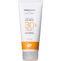 Green People Scent Free Sun Cream SPF30 - Natural Sunscreen for Face & Body - Suitable for Sensitive Skin - Reef Safe & Cruelty Free, 200ml