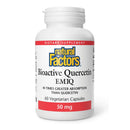 Natural Factors, Bioactive Quercetin, with Vitamin C, 60 Vegan Capsules, Lab-Tested, Vegetarian, Soy-Free, Gluten-Free, Non-GMO