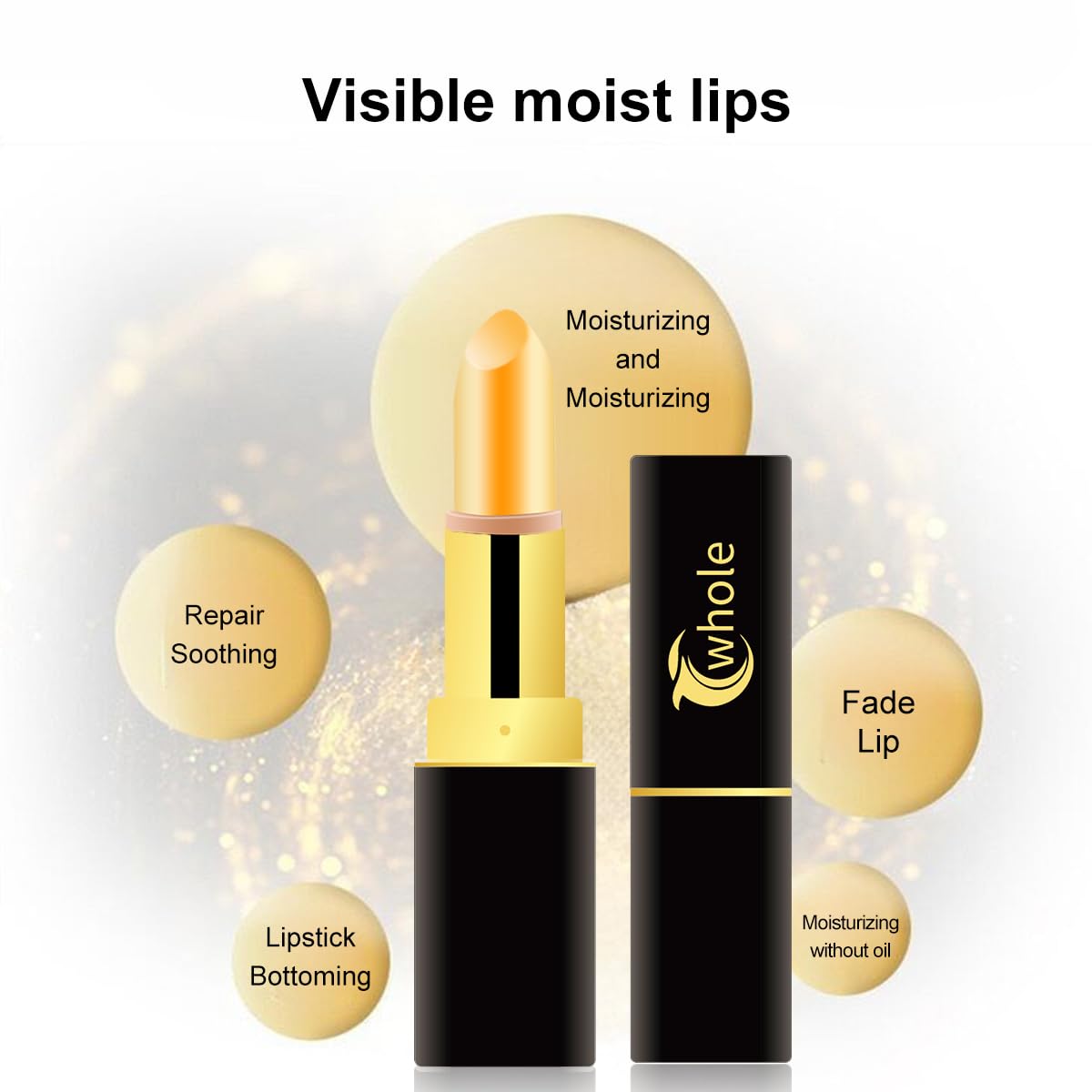 Cwhole Red Cherry Lip Balm Color Changing Lipstick Set PH Mood Magic Temperature Lipstick Long Lasting waterproof