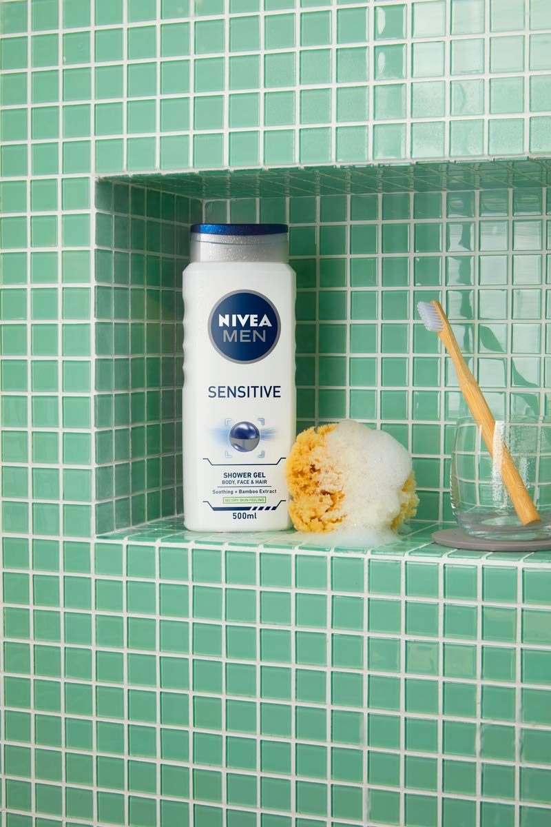 Nivea Men Sensitive Shower Gel, 250ml