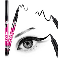 Generic 2025 Upgraded Liquid Eyeliner Pen, 36H Long-Lasting 5D Waterproof Eyeliner Pen, Black Smudge-Proof High Pigment, Includes 10 Eyeliner Stencil Stickers for Perfect Application, All-Day Wear, Quick-Dry