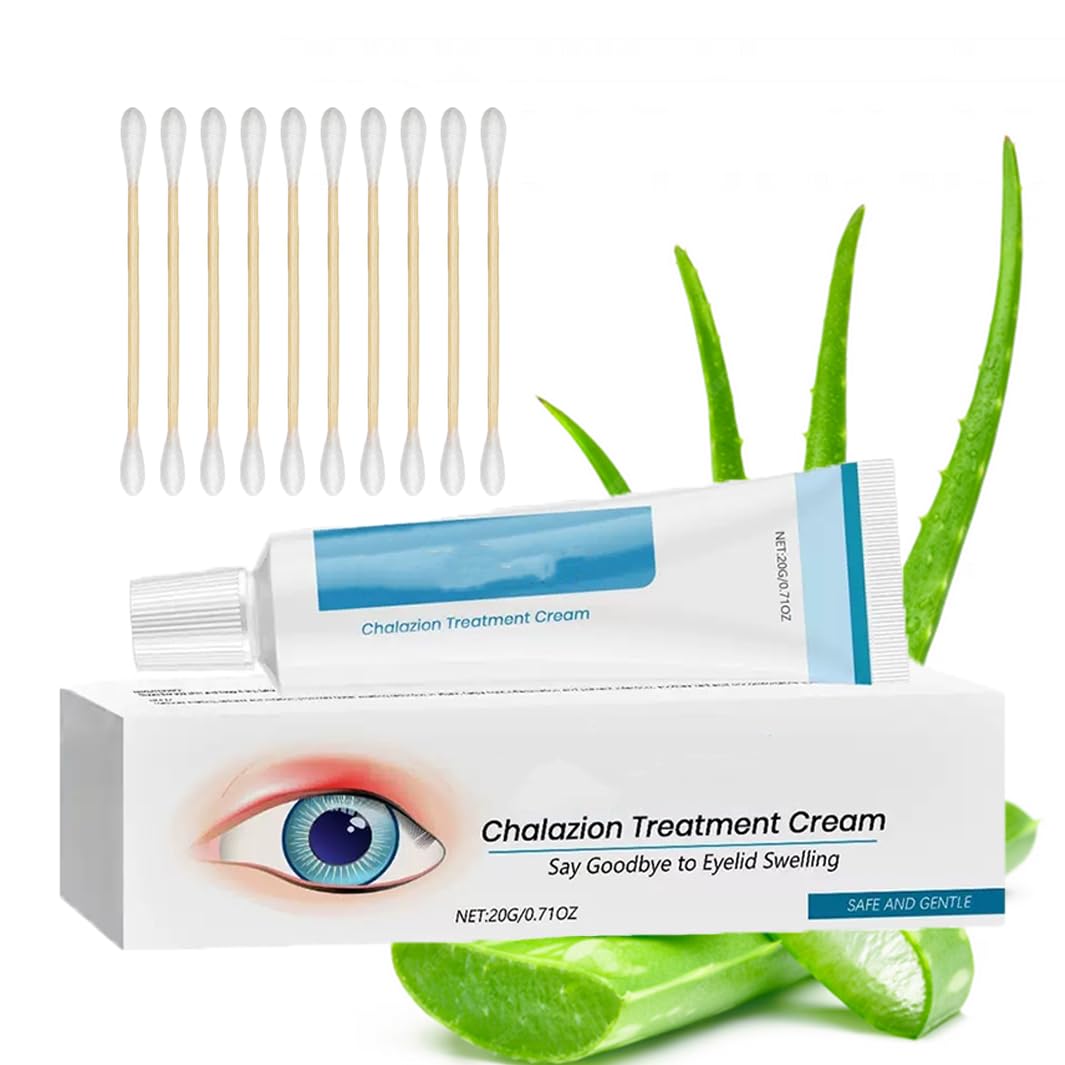 Mori Kamei Blepharitis Treatment Eye Cream，Eyelid Cream For Blepharitis,Chalazion Remover, Stye Eye Treatment,Used for Blepharitis Treatment, Swelling, Dry Eye （20g*Contains 1 pack of Cotton Swabs）