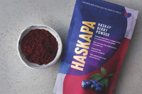 Haskapa | Superberry Powder | Made With 100% Natural Vegan Whole Haskap Berries | High in Vitamin C + Antioxidants | Gluten Free | Superfood Made from Freeze Dried Berries | (30 Day Supply)