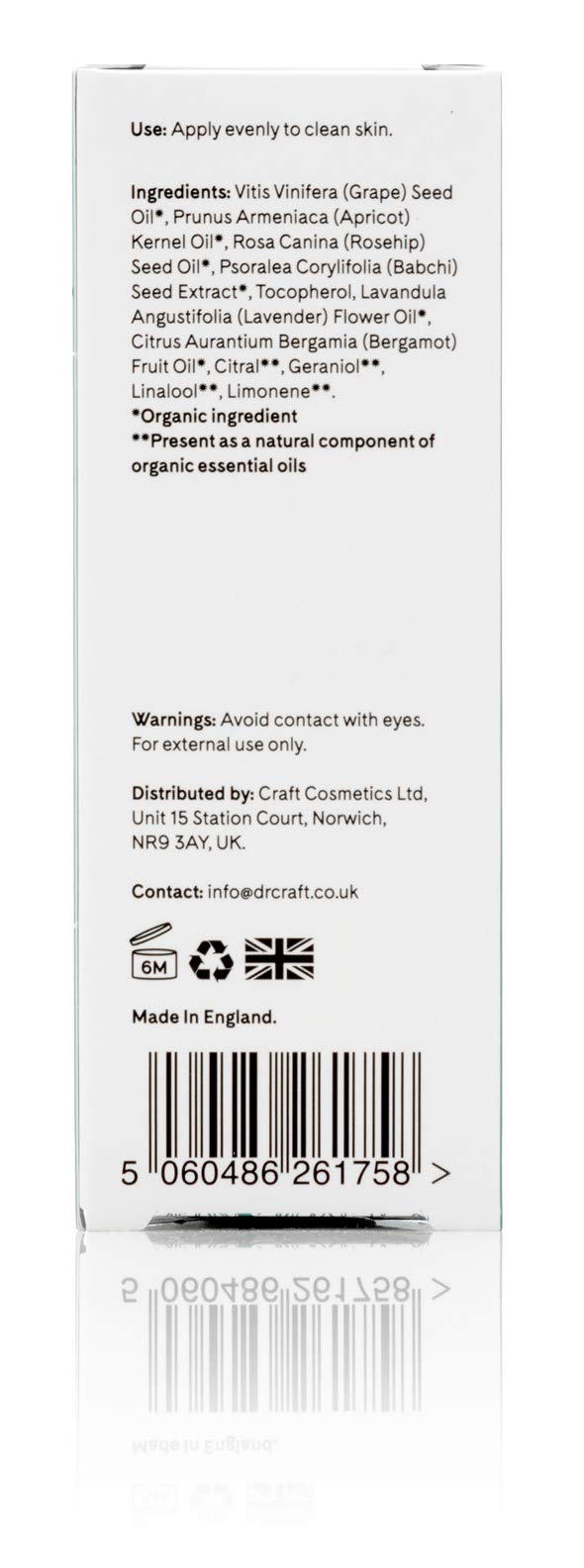 Dr. Craft Bio-Bakuchiol & Rosehip Facial Oil 30ml