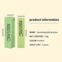 RoseFlower Lip Balm Set, Natural 4 Fruit Flavors Tinted Lip Balm for Lip Care, Lip Repair Tubes, Prevent Cracked & Dry Lip, Create Jelly Toot Lip