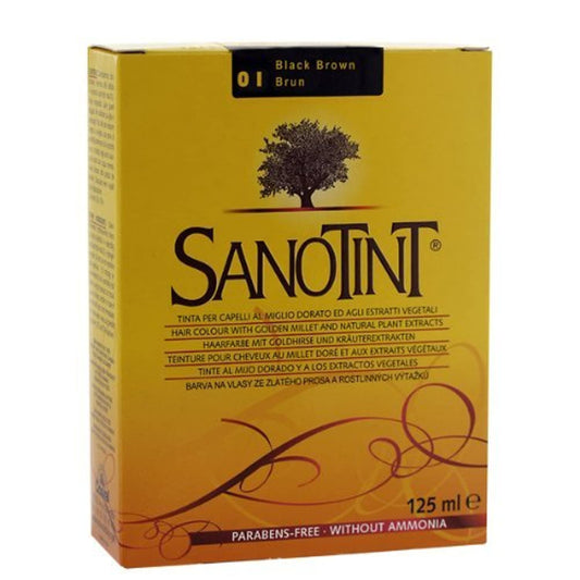 Sanotint 4% PPD, no ammonia Dark Brown Hair dye
