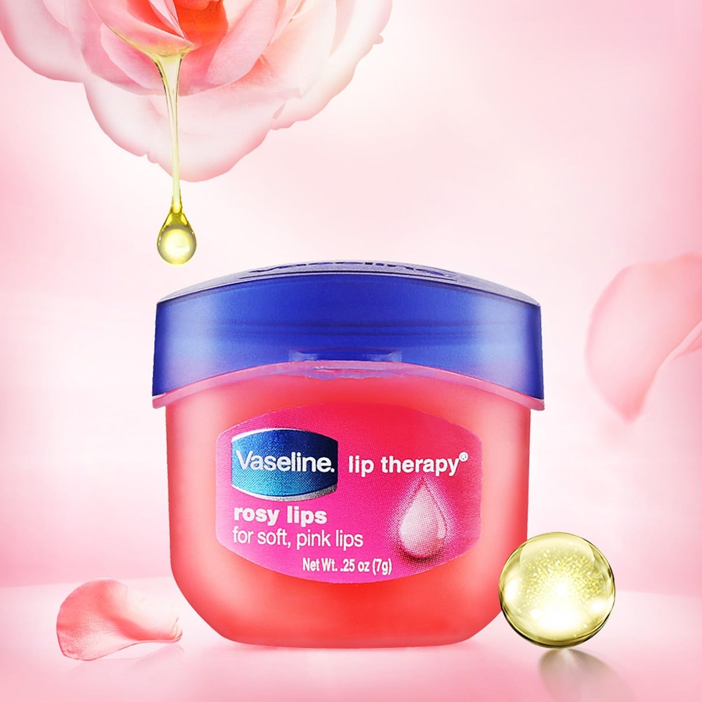 Vaseline Lip Therapy - 0.25 OZ Pack of 2 (Lip Therapy - Rosy Lips)