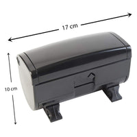 Eson Hair Foil Dispenser Cut & Fold, Foil Assistant, hair foils for highlighting, Resistant Cutting Tool for Aluminum Foil, Foil Cutting Tool for Hairdresser, Beauty Salon, Barber (Black)