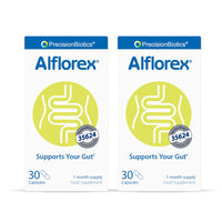 Alflorex Original – Daily Gut Health Probiotics - Contains Bifidobacterium Longum Bacterial Culture Strain 35624 – No Refrigeration Required - 60 Capsules