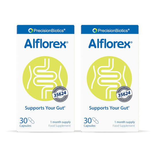 Alflorex Original – Daily Gut Health Probiotics - Contains Bifidobacterium Longum Bacterial Culture Strain 35624 – No Refrigeration Required - 60 Capsules