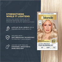 Jerome Russell Bblonde Ultra Protect PLEX Blonding Kit | Lifts Up to 9+ Levels | PLEX Technology for Protection and Conditioning