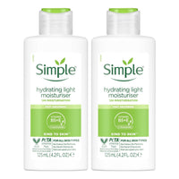 Simple Kind to Skin Hydrating Light Moisturiser, 12h Moisturisation - Pack of 2