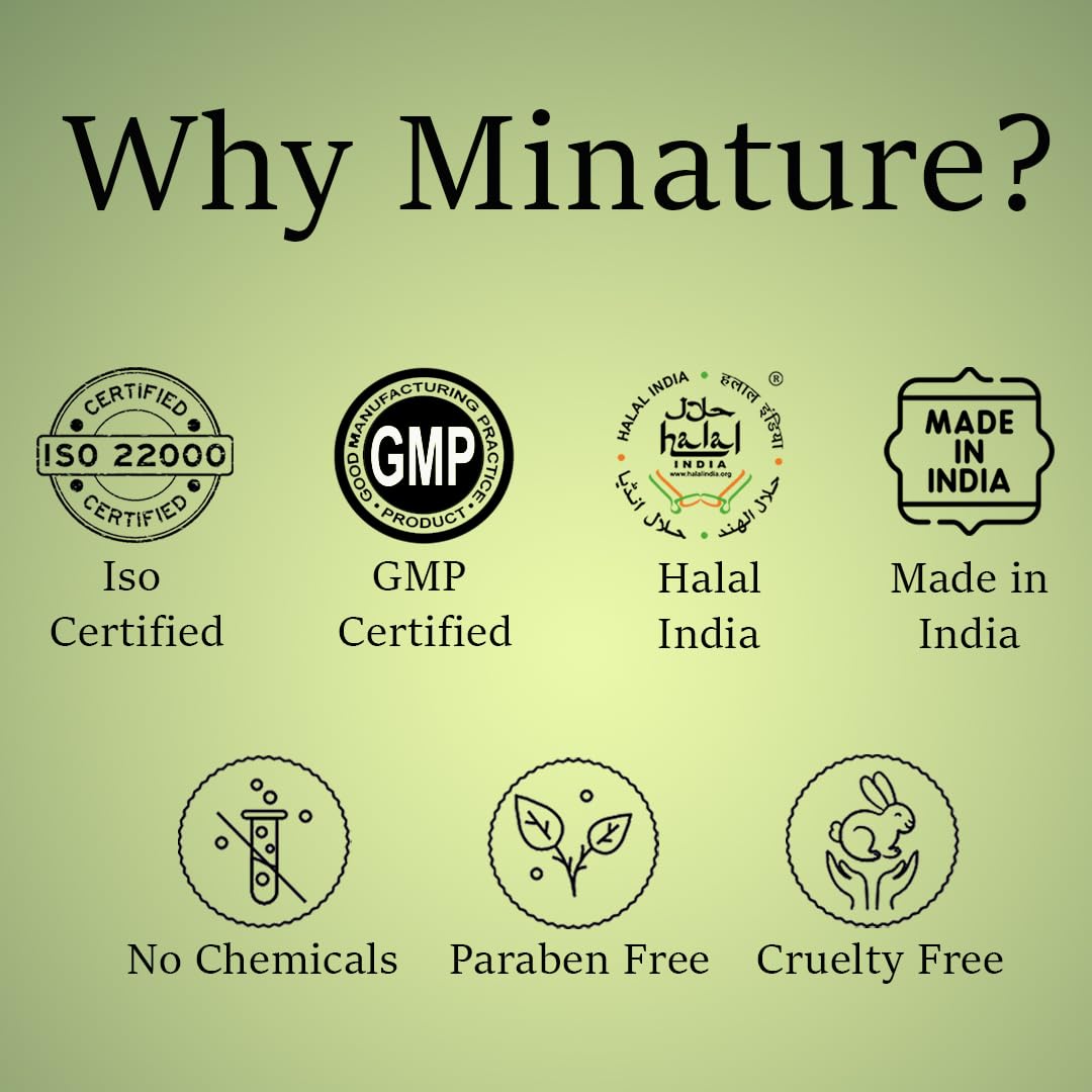 minature mi nature Henna Powder (Lawsonia inermis) | Natural Hair Color| Mehandi Powder for Hair | from Rajasthan| Presevative Free | 454gm (16.01 Oz) hair dye |pure and natural | no preservative