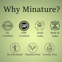 minature mi nature Henna Powder (Lawsonia inermis) | Natural Hair Color| Mehandi Powder for Hair | from Rajasthan| Presevative Free | 454gm (16.01 Oz) hair dye |pure and natural | no preservative