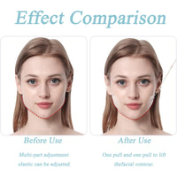 LINXINS Face Lift Tape 40 Pcs Face Neck and Eye Lift Tape, Invisible Face Lift Patches for Skin Tightening, Instant Face Lift Thin Face Strips for Lifting Makeup Tool Chin Lift Tape Suitable for Everyone