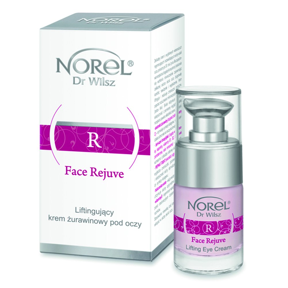 Norel Dr Wilsz R Face Rajuve Lifting Cranberry Eye Cream | Liftingujacy Krem Zurawinowy pod Oczy 15 ml SET with STAPIZ Hair Shampoo 15ml or Mask 10ml