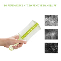 Generic 2Pcs Dandruff & Lice Comb - Psoriasis, Fine Tooth, Head Lice & Dandruff Remover for Removal of Fleas, Lice, Dandruff and Tangled Hair (Green)