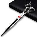 SHARONDS 7" 7.5" 8" Professional Hairdressing Scissors Barber Salon Hair Cutting Dragon Shears (Large) (7.5 inch dragon scissors)