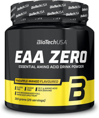 BioTechUSA EAA Zero - Essential Amino Acid Power | 7160mg EAA/Serving | WHO Recommended Ratio | Sugar-Free, Gluten-Free, 350 g, Pineapple-Mango