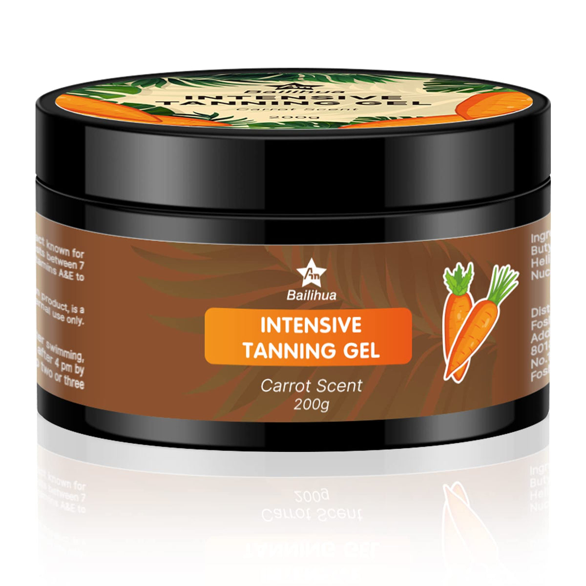 AN BAILIHUA Tanning Accelerator Gel Cream for Sun with Carrot and Coconut Oils