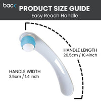 back BACK Easy Applicator | Deep Tissue Massager and Application of Your Favorite Topical Gel or Cream to Hard to Reach Areas
