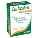 HealthAid Carboslim Capsules – Carb Blocker with White Kidney Bean Extract, Chromium & Green Tea - Metabolism & Weight Management Supplement - Keto & Low Carb Diet Friendly - 60 Vegan Capsules
