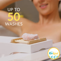 KinKind Rice Water Shampoo Bar for Hair Growth - Give Me STRENGTH! Hair Thickening Solid Shampoo Bar with Rice Protein | Volume for Fine & Flat Hair | Natural Travel Shampoo Bar for Hair UK