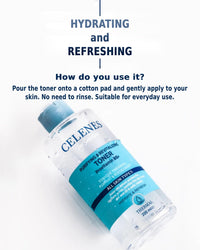 Celenes By Sweden Celenes by Sweden Thermal Water Glycolic Acid & Brightening Toner, 200 ml - Baltic Pine, Provitamin B5 & Niacinamide Formula - Pore Minimizer & Hydrating Care - All Skin Types - Paraben/Alcohol Free