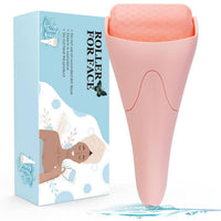 Fronnor Ice Roller for Face,Eyes,Mothers Day Gifts Idea,Therapeutic Cooling to Tighten Brighten Complexion and Reduce Wrinkles,Massager Under Eye Puffiness,Migraine and Pain Relidf (Pink)