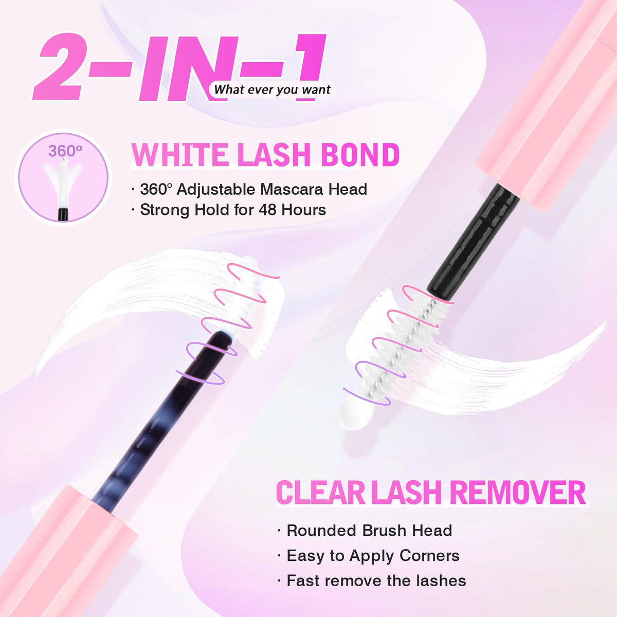 Glowing Win False Eyelashes with Glue 7 Pairs Lashes Fluffy Natural Cat Eye
