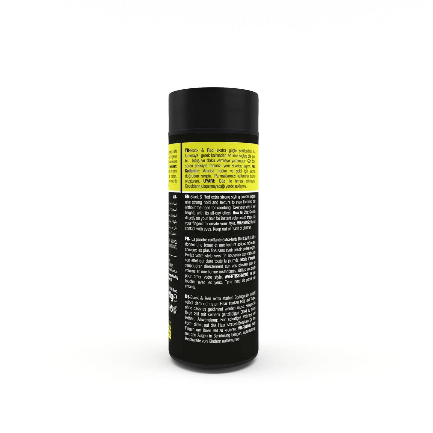 black red® Texturising Hair Styling Powder, 20 gr: Get Invisible Texture and Volume for a Natural, Strong Touch with Our Special Formula for Men and Women
