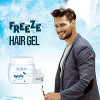 Totex TOTEX Hair Styling Freeze Gel | Extreme Ultra Freeze Hair Control | For Men & Woman 250 ml