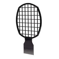Acouto Men Afro Curly H Comb Dreadlocks Tin Foil Hot Perm Comb H Styling Tool Afro Sponge Comb Sponge B 2 in Design The Net Like Afro Hair Large Sponge Tennis Racket Afro Hair Sponge