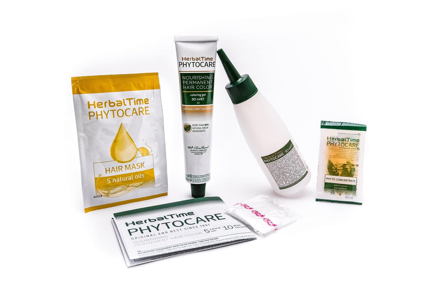 Herbal Time Phytocare Permanent Hair Dye Color Beige Blonde 9B | Professional Natural Hair Dye Kit | Nourish and Protect Your Hair | Ammonia, PPD and SLS Free | 124.5 ml