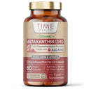 Time Health New: Organic Astaxanthin Oil 12mg - High Strength - Pure & Natural Astaxanthin - 60 Capsules - Carrageenan Free - Premium Algamo® Oil - Haematococcus Pluvialis - UK Made - Zero Additives - EU Source