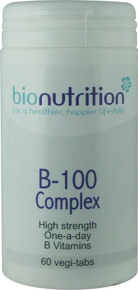 Bio Nutrition B-100 Complex : One-A-Day : Men's Health Vitamins : 60 vegi-tabs