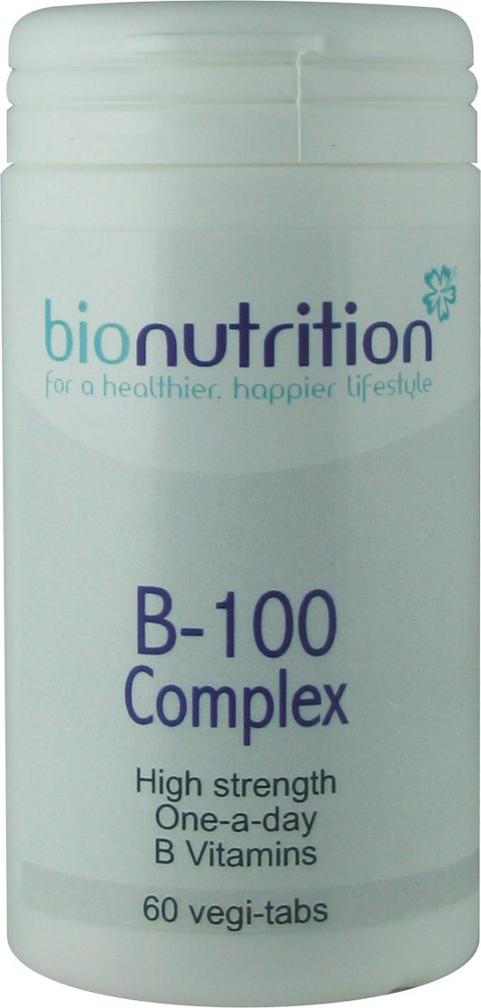 Bio Nutrition B-100 Complex : One-A-Day : Men's Health Vitamins : 60 vegi-tabs