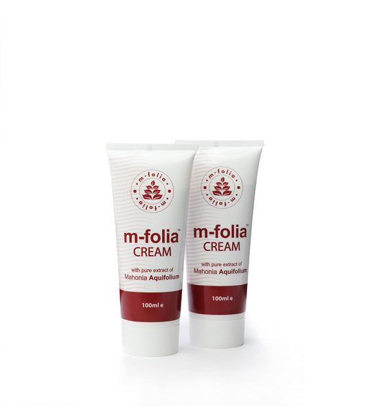 M-Folia M-FOLIA Psoriasis Cream Dual Pack (2 x 100ml) Save Over 10% A Rich, Non-Greasy Skin Cream Specially Formulated to Help Alleviate The Symptoms of Psoriasis, Eczema & Related Dry Skin Conditions