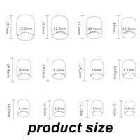 Generic French Tip Short False Nails, Square Press On Nails, 24 PCS Stick On Nails with Glue, Reusable Fake Nails for DIY Manicure, Elegant and Natural Look for Women DIY Nail Art, Parties Weddings Daily (A)