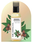 THE LIVING CO. THE LIVING CO Shikakai + Bhringraj Stimulating Hair Oil For Hair Growth - 100ml